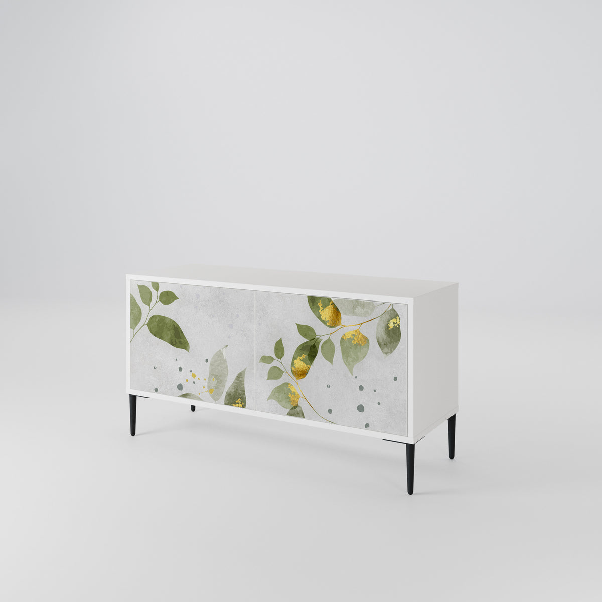 ELEGANT BOTANICS Kompaktní dvoudveřový TV stolek