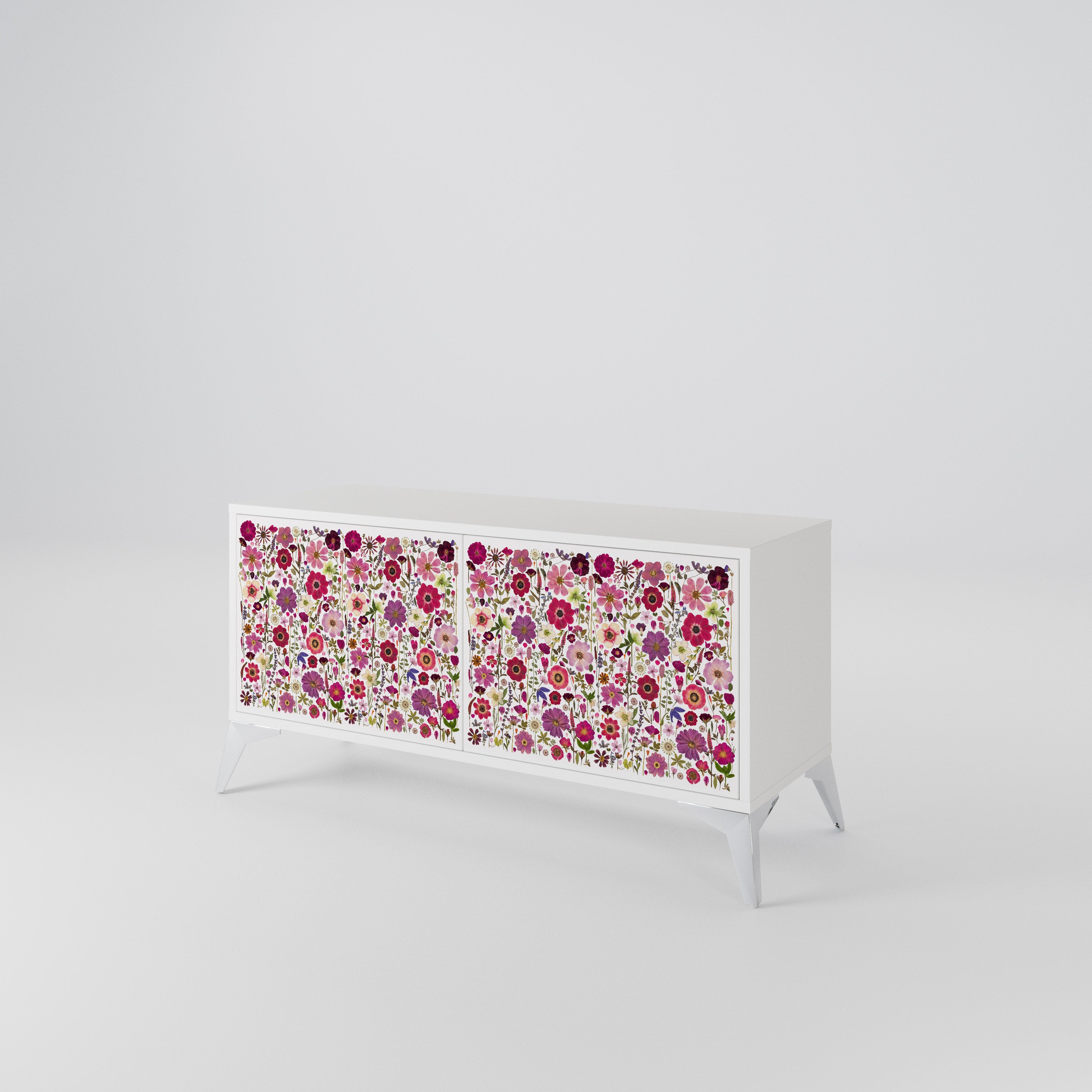PETAL GARDEN Kompakter 2-türiger TV-Schrank