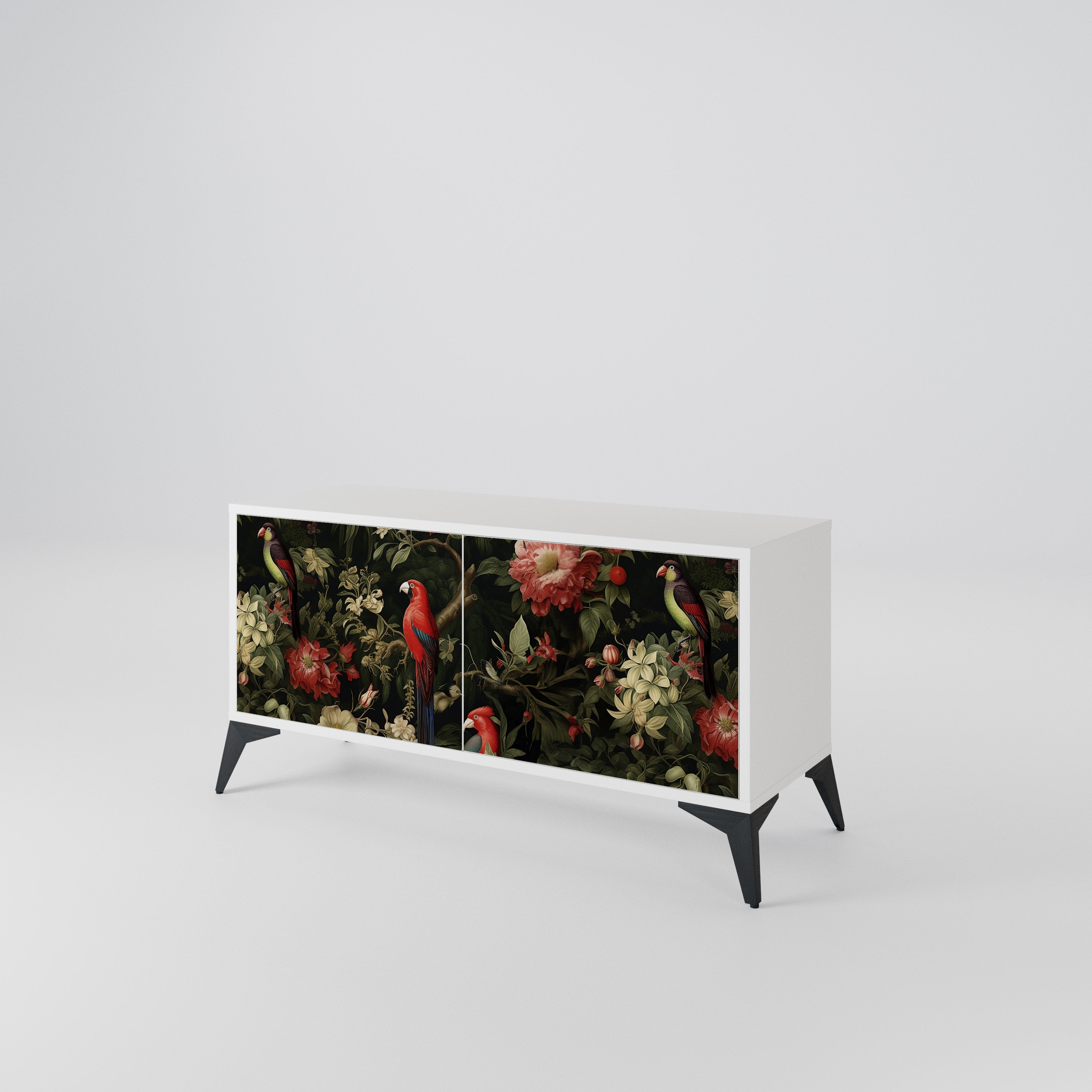 AVIAN GREENERY Kompaktní dvoudveřový TV stolek