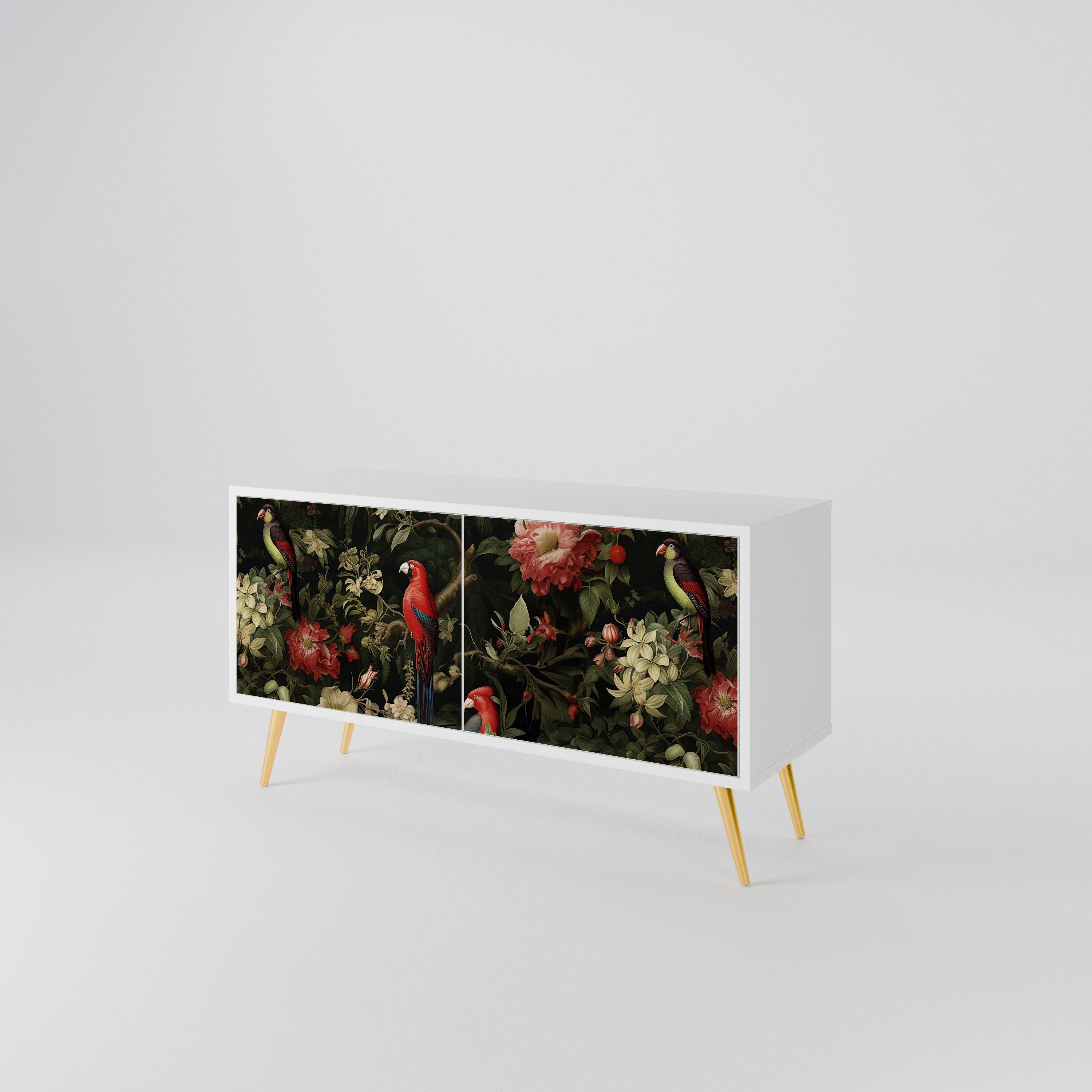 AVIAN GREENERY Kompaktní dvoudveřový TV stolek