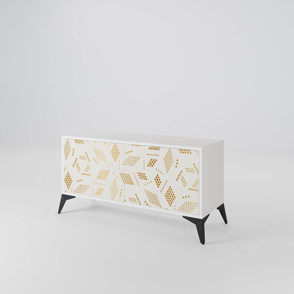 SPOTTED DAZE Compact 2-Door TV Cabinet