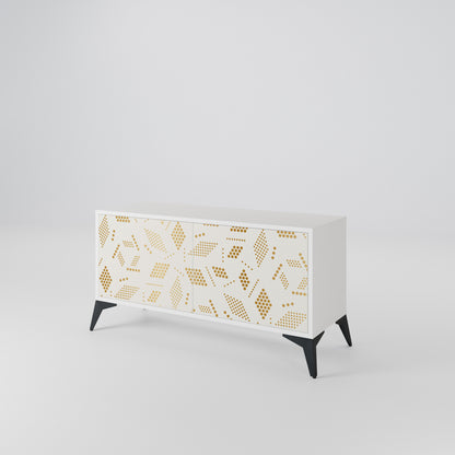 SPOTTED DAZE Compact 2-Door TV Cabinet