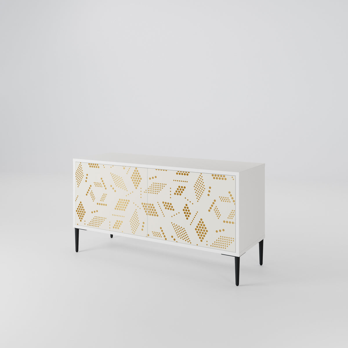 SPOTTED DAZE Compact 2-Door TV Cabinet