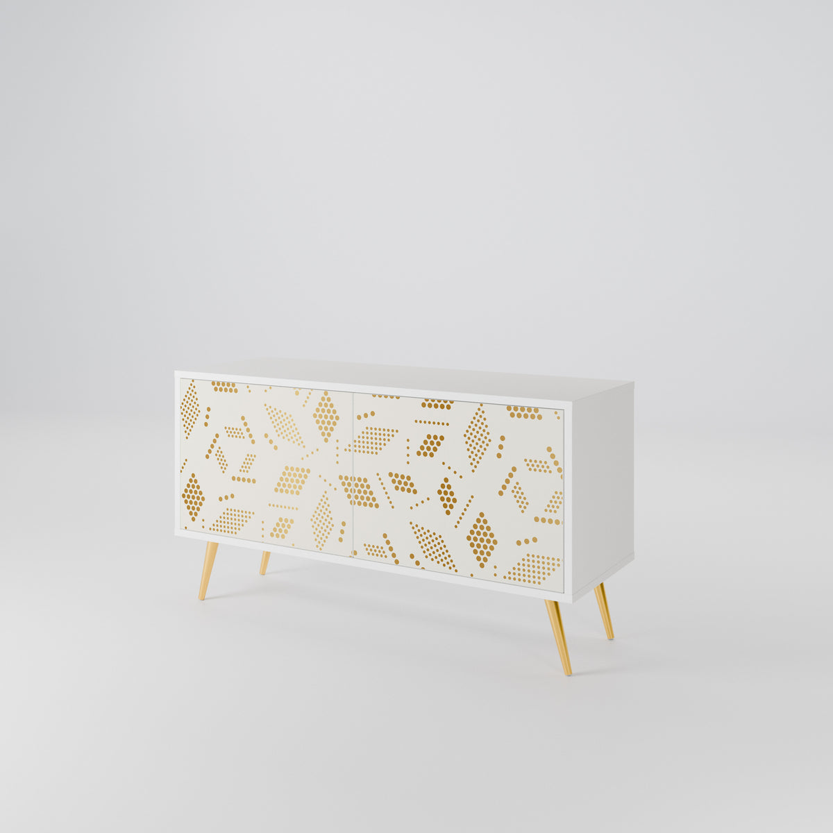 SPOTTED DAZE Compact 2-Door TV Cabinet