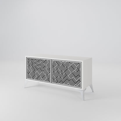 TEMPORARY SEQUENCE Mueble de TV Compacto de 2 puertas