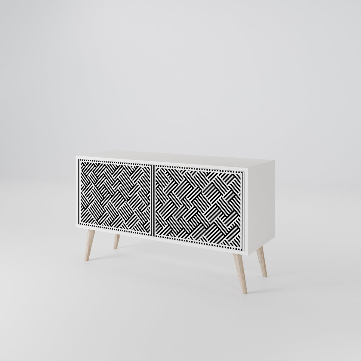 TEMPORARY SEQUENCE Mueble de TV Compacto de 2 puertas