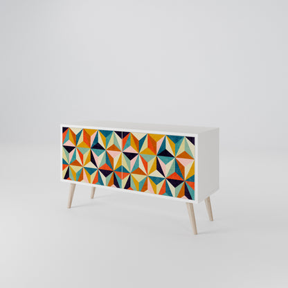 TESSELATE TREASURES Kompaktes 2-türiges TV-Lowboard