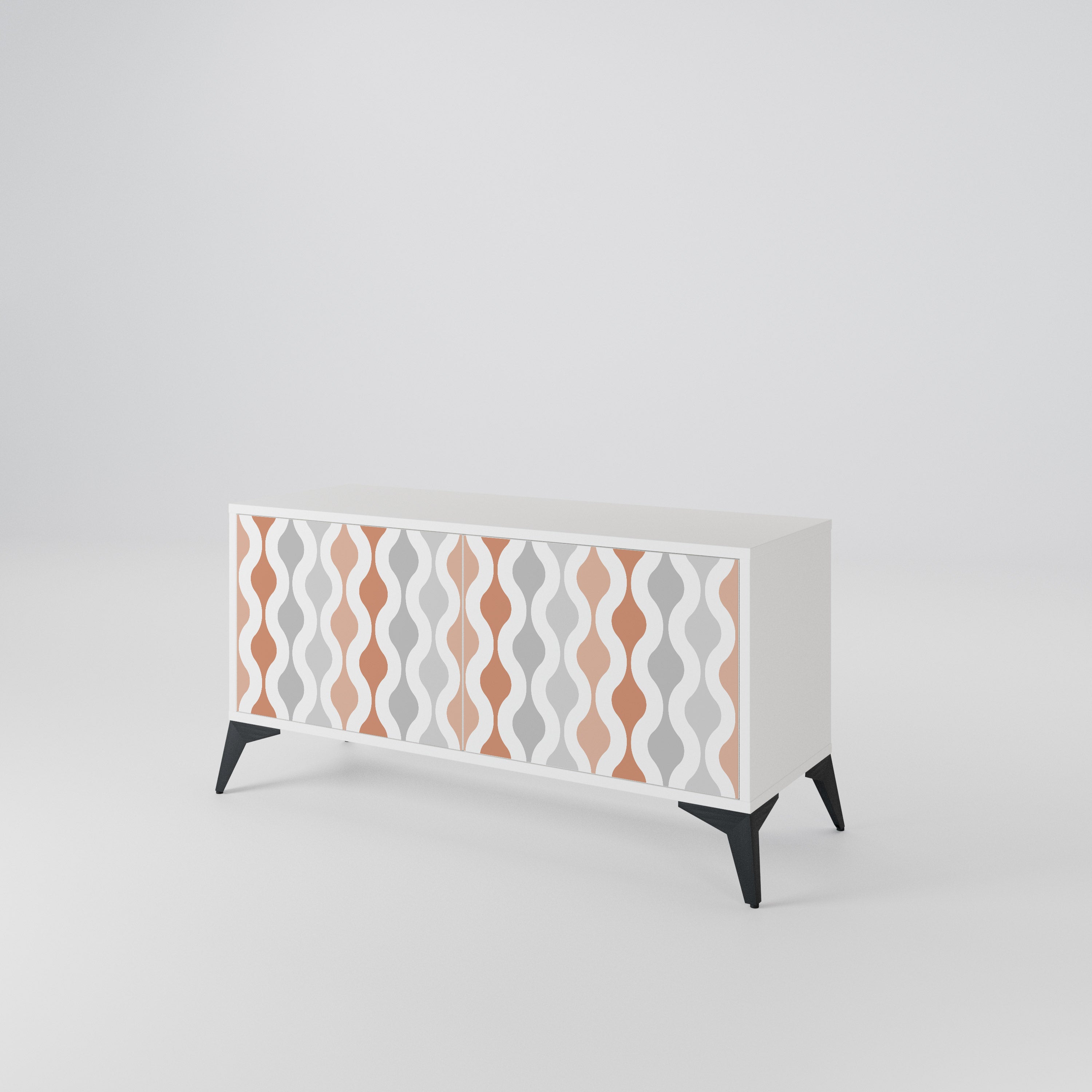 HAZY NOSTALGIA Compact 2-Door TV Cabinet