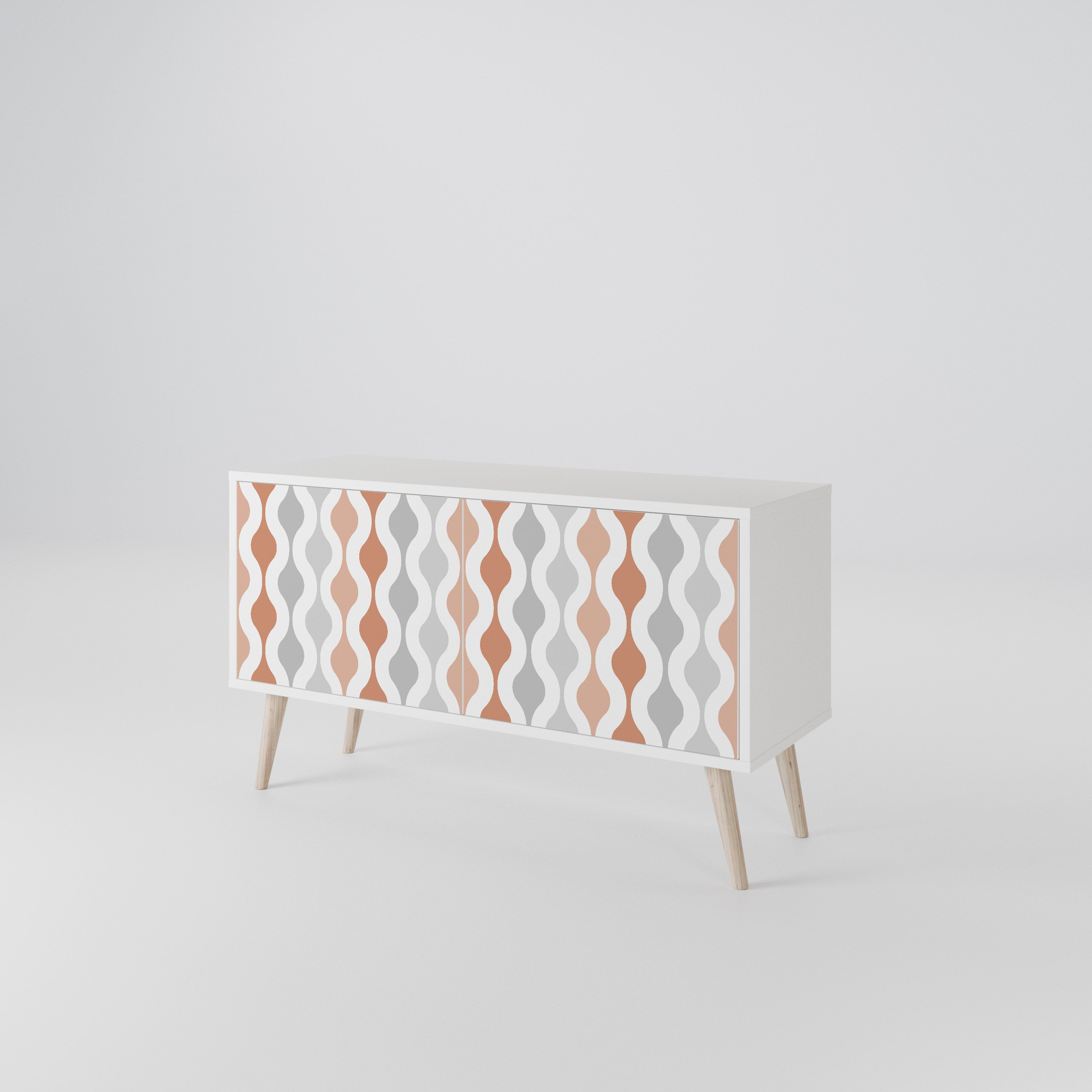 HAZY NOSTALGIA Compact 2-Door TV Cabinet