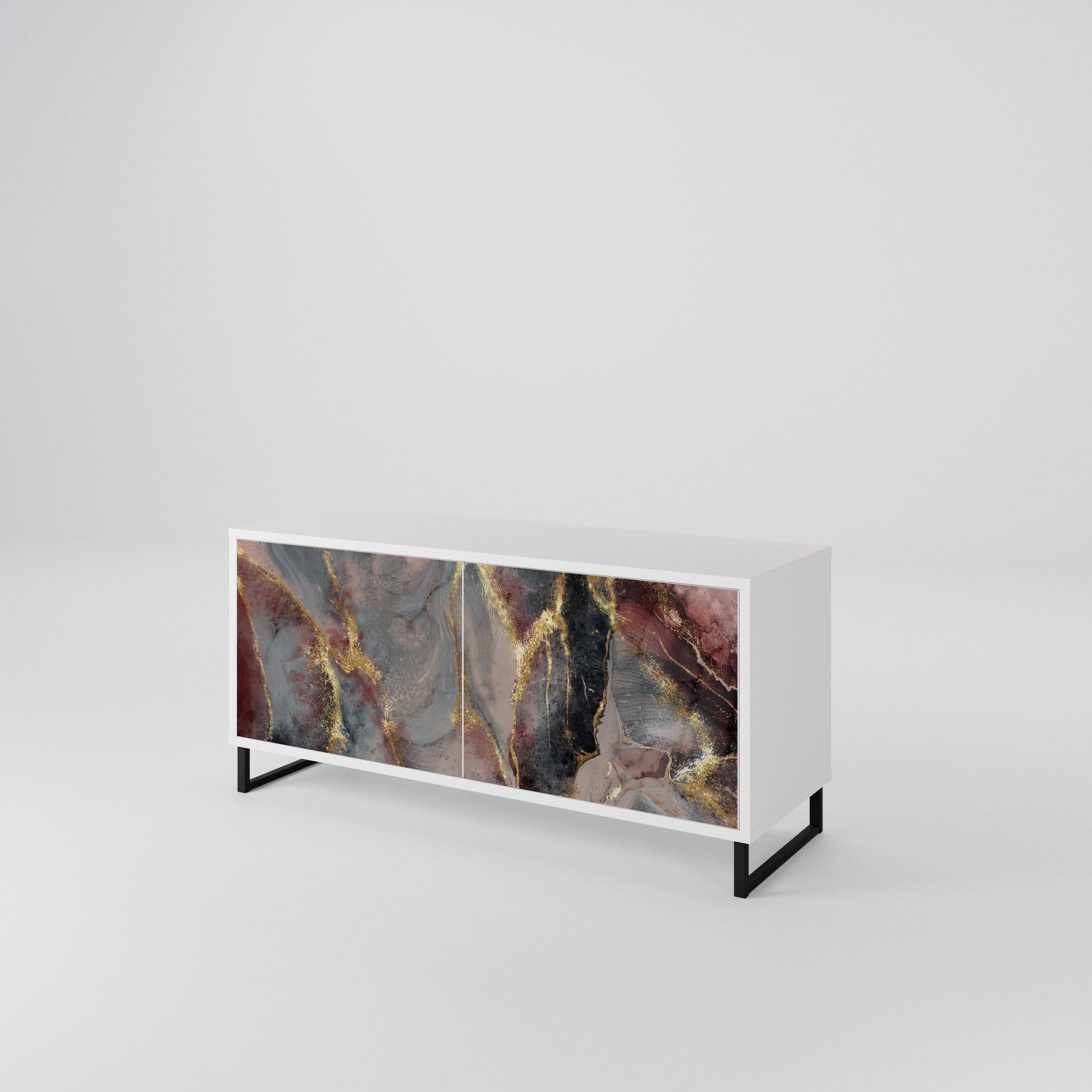 GOLDEN TIDES Compact 2-Door TV Cabinet