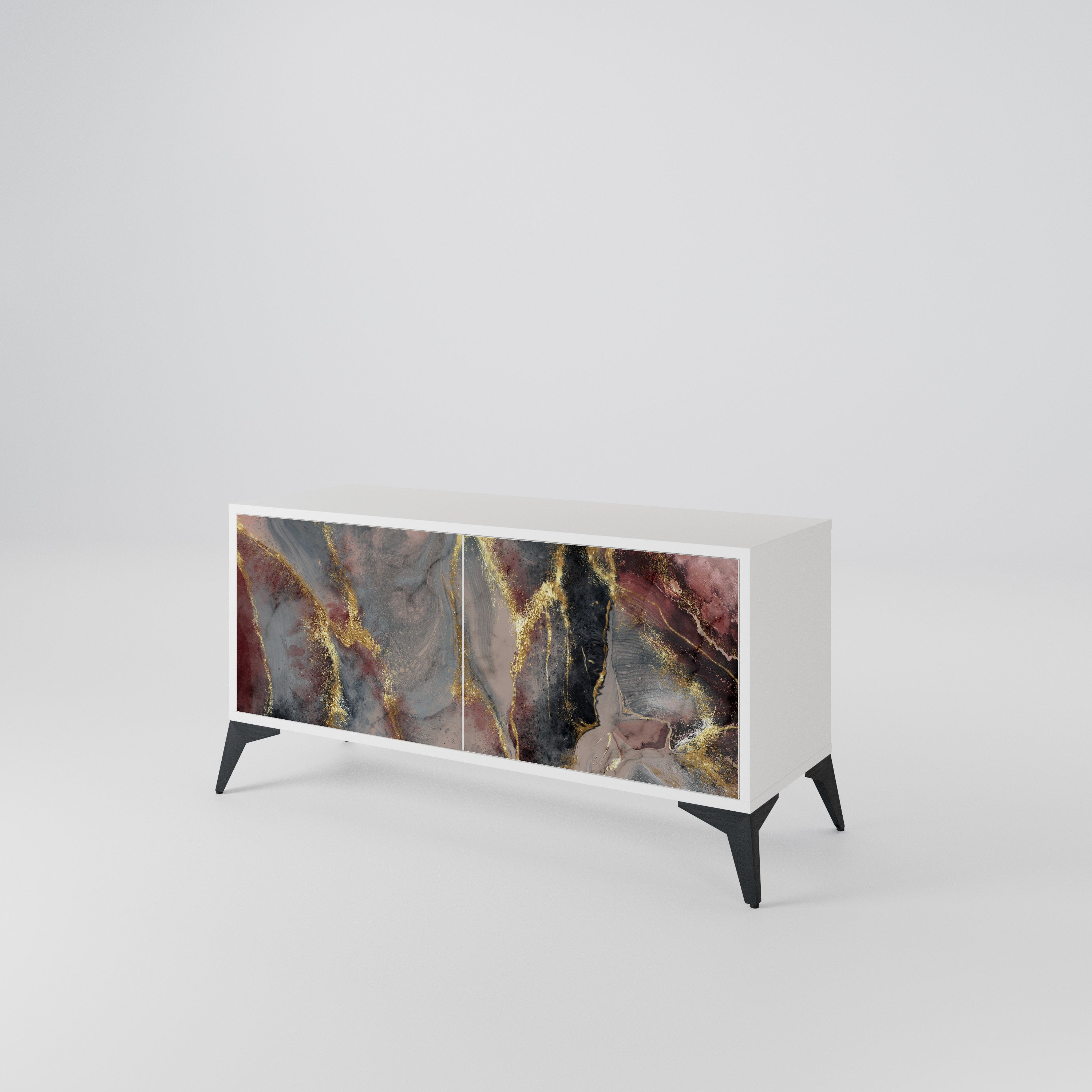 GOLDEN TIDES Compact 2-Door TV Cabinet
