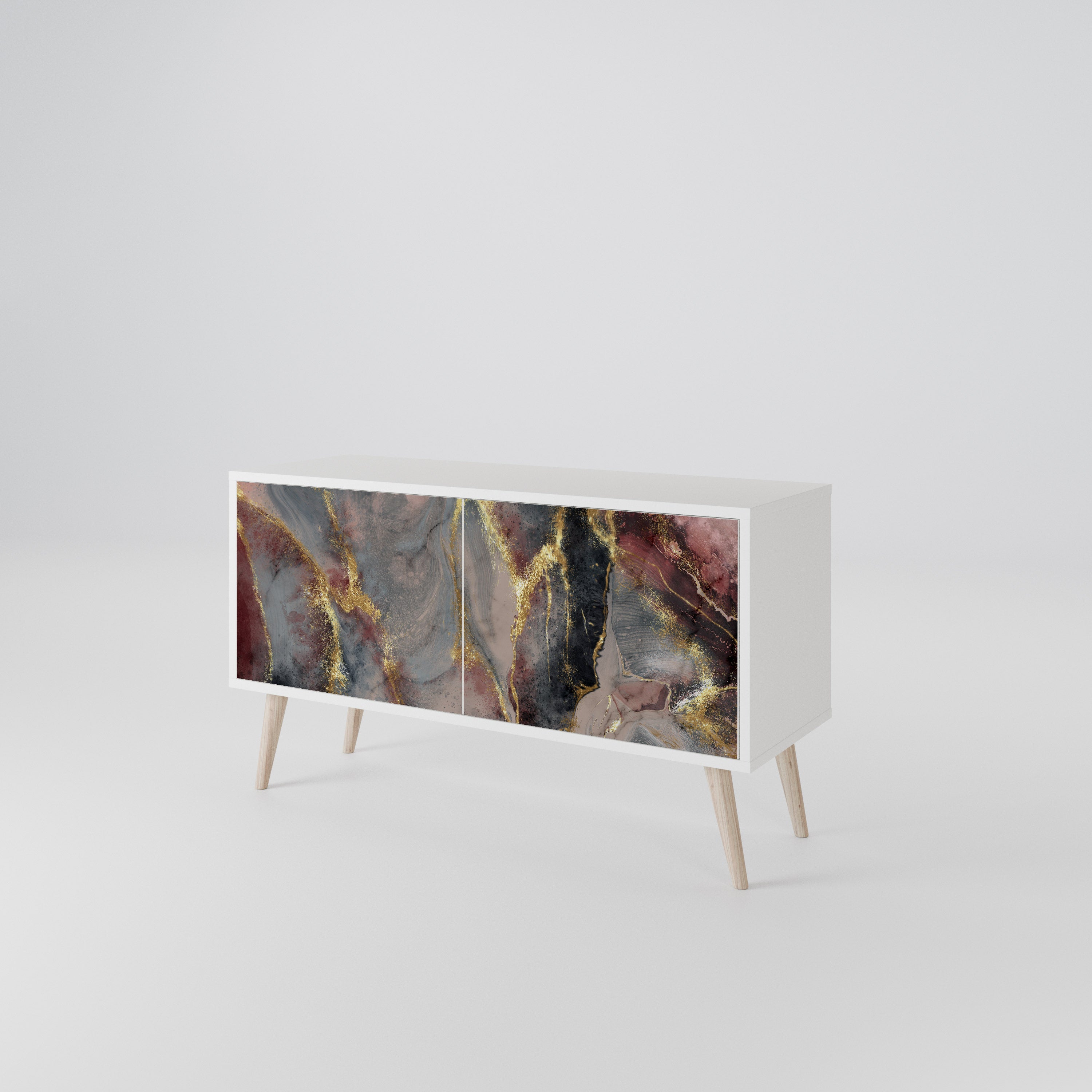 GOLDEN TIDES Compact 2-Door TV Cabinet