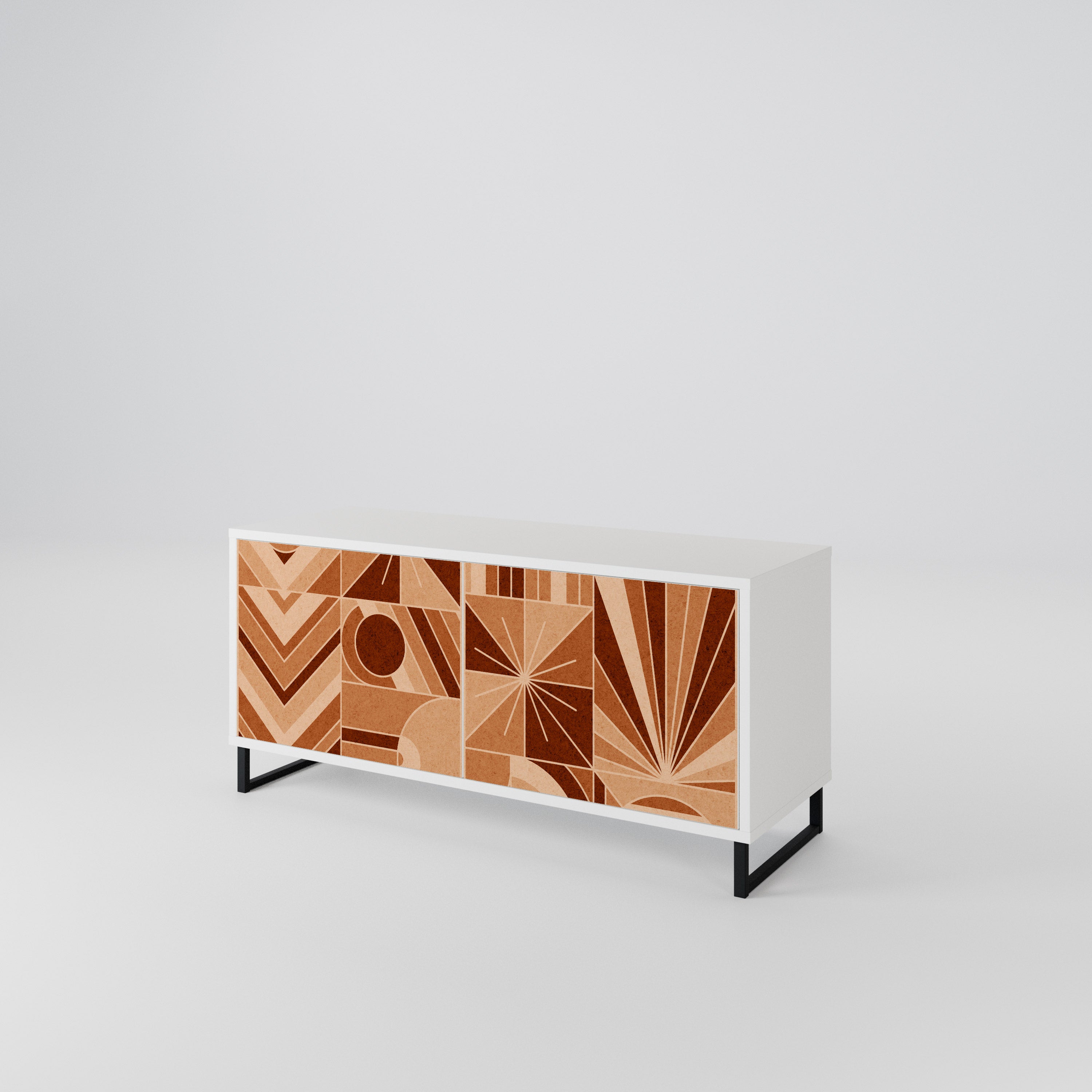 PRISM MOSAIC Compact 2-Door TV Cabinet