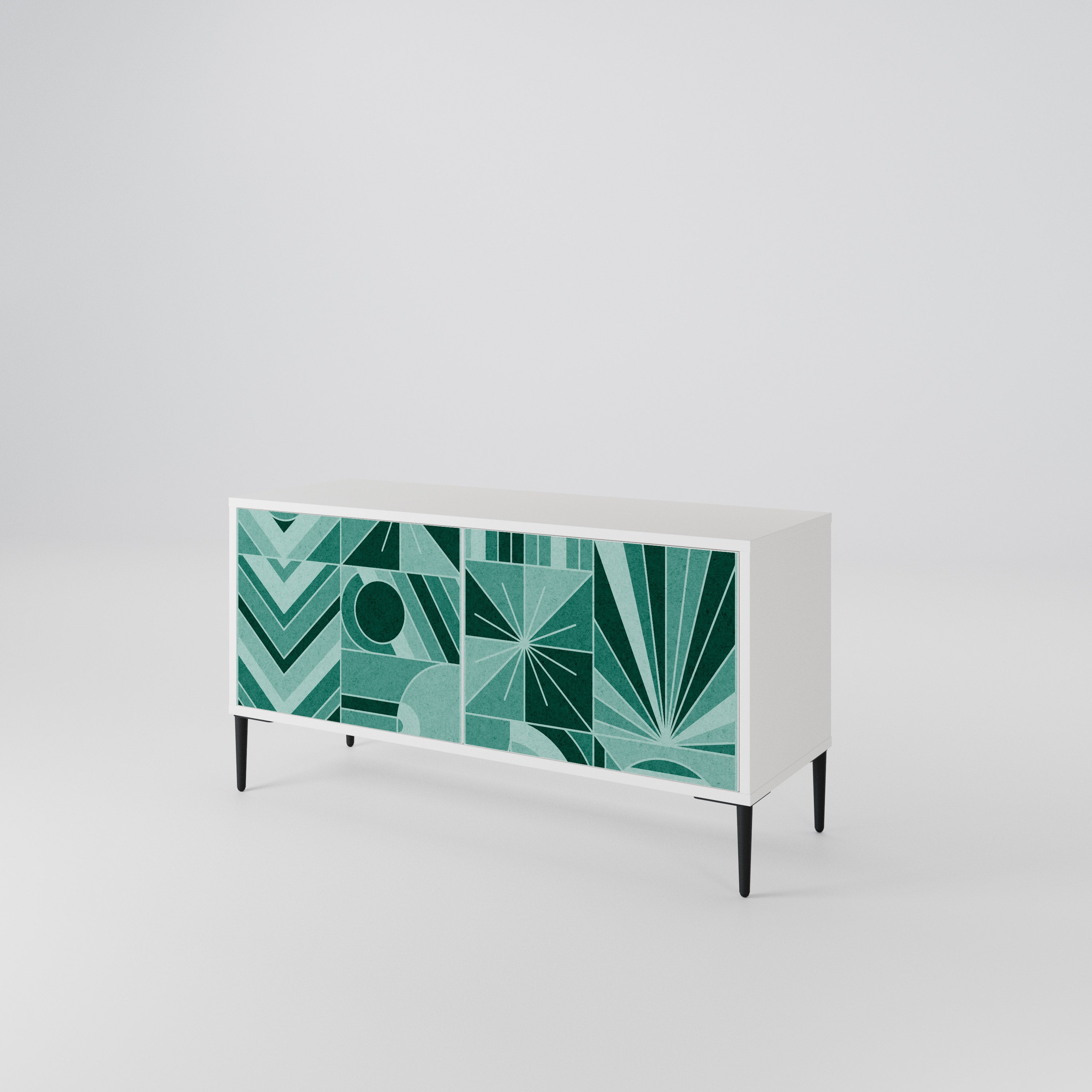 HARMONIC GRID Compact 2-Door TV Cabinet