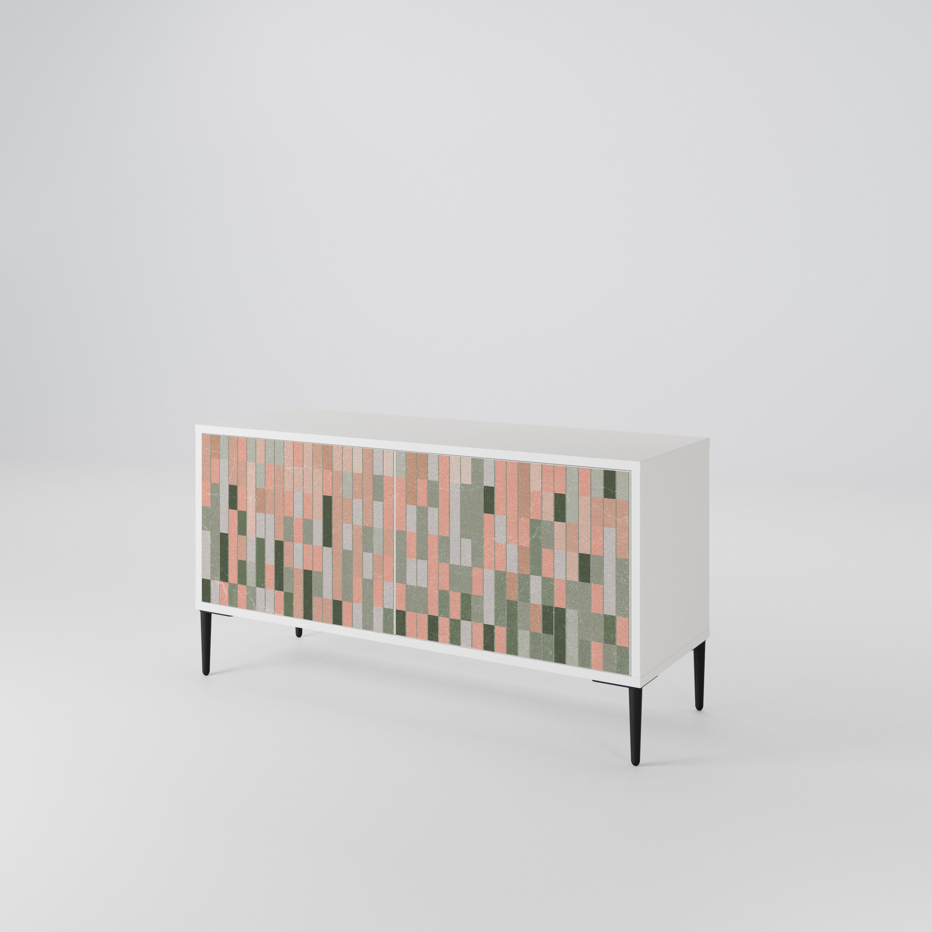 BUILDING THE FUTURE Compact 2-Door TV Cabinet