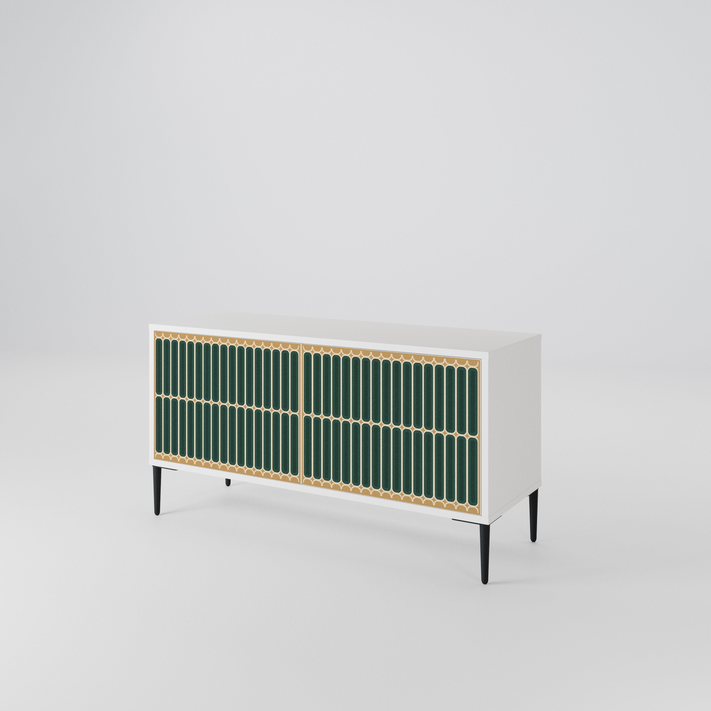 ILUSION GATE Compact 2-Door TV Cabinet
