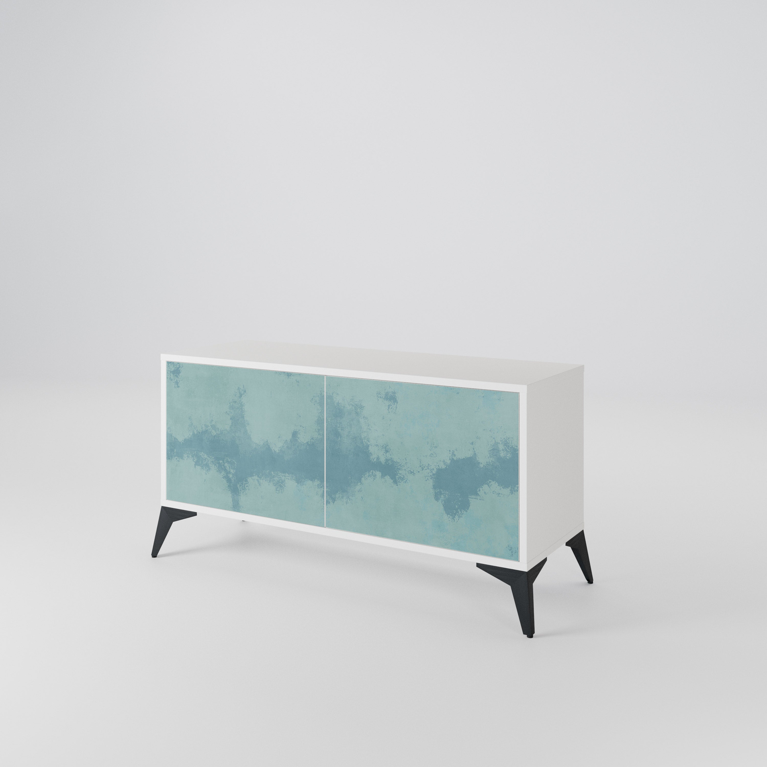 SKY WASH Compact 2-Door TV Cabinet