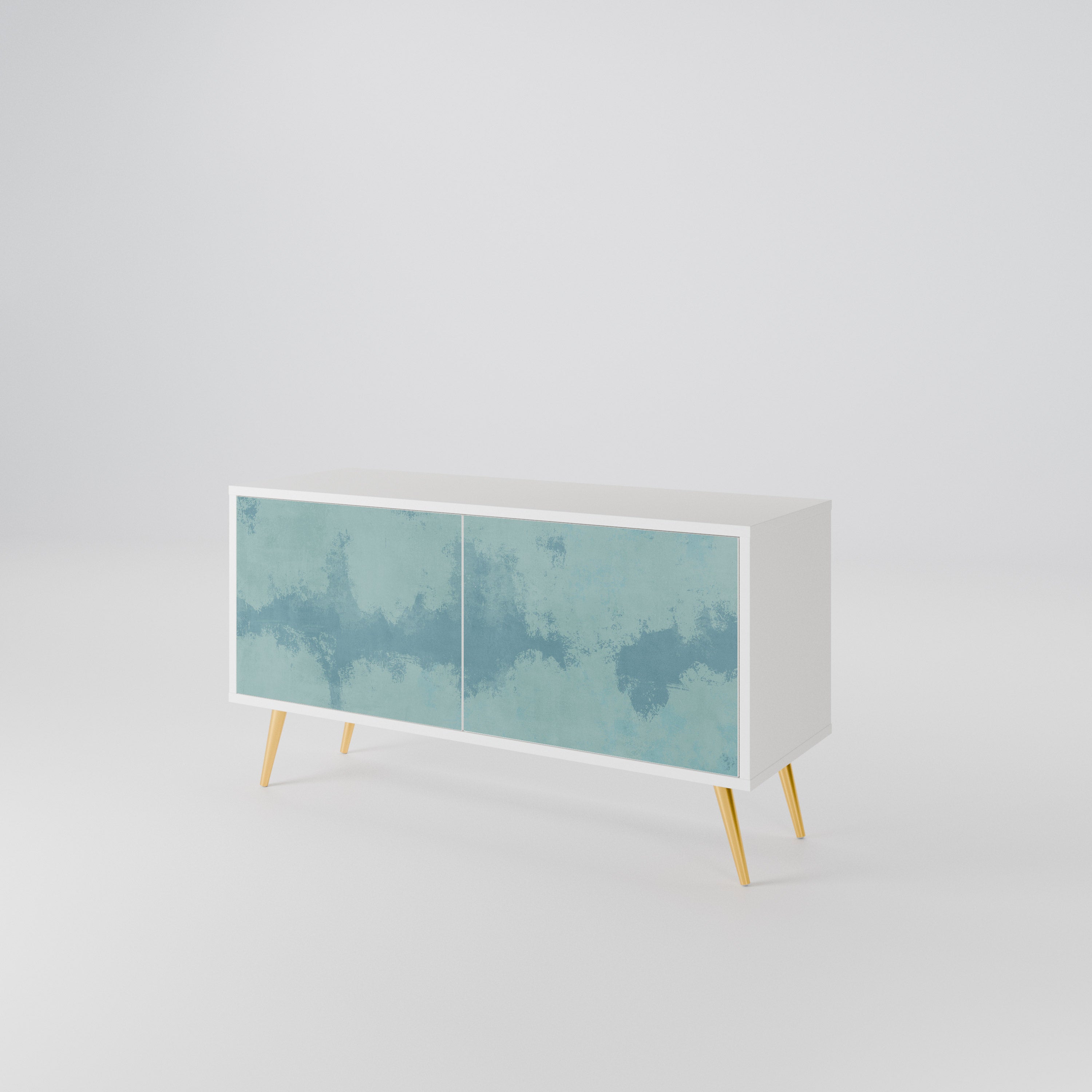 SKY WASH Compact 2-Door TV Cabinet
