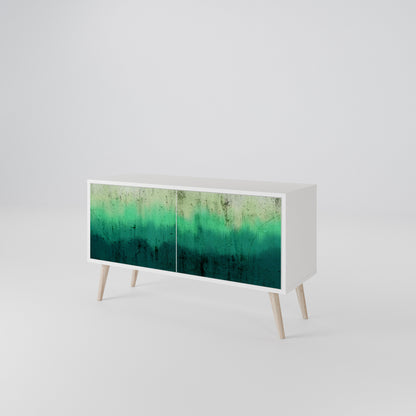NORTHERN LIGHTS Mueble de TV Compacto de 2 puertas