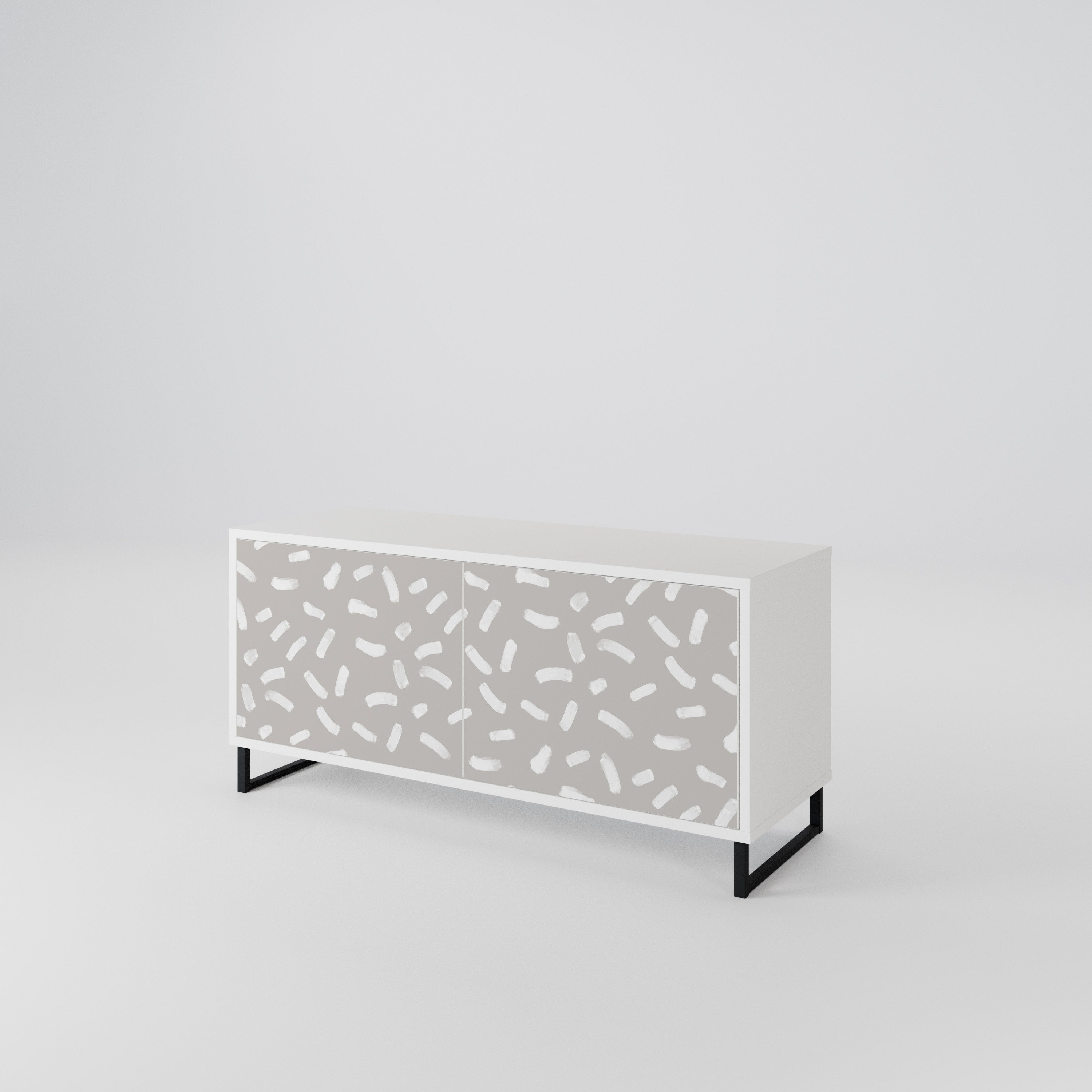 PASSING SECONDS Compact 2-Door TV Cabinet