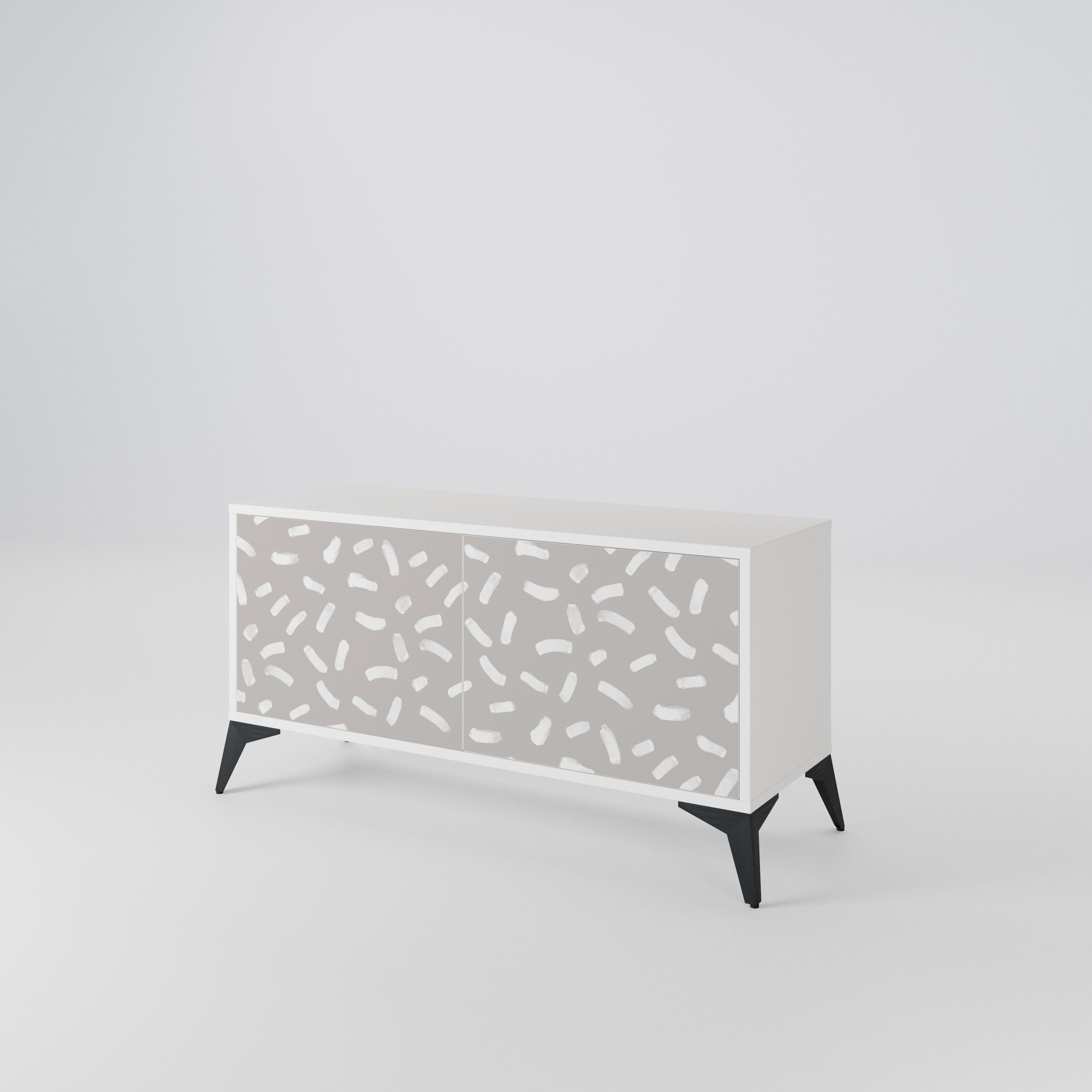 PASSING SECONDS Compact 2-Door TV Cabinet