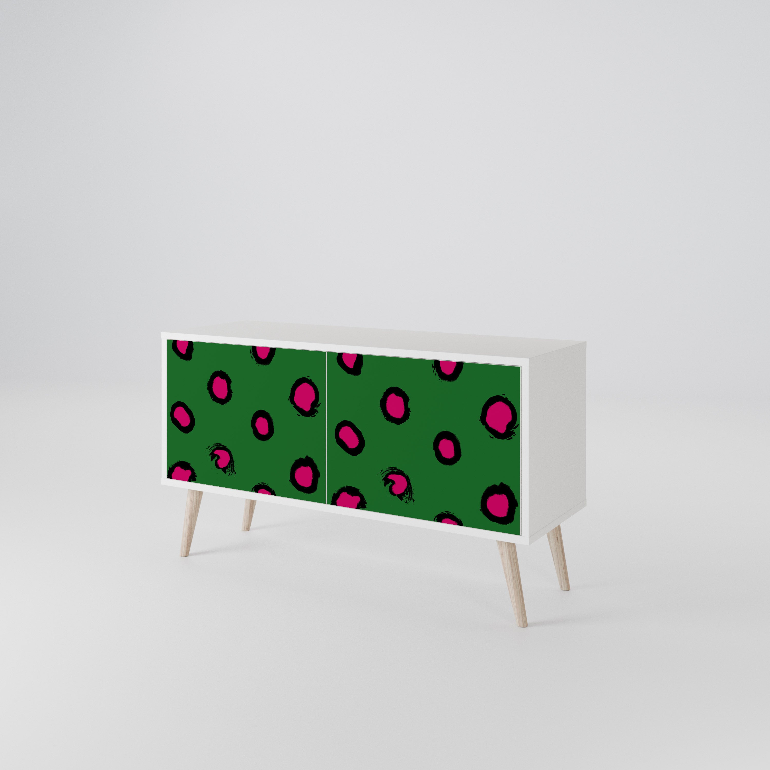 FUNKY SPOTS Compact 2-Door TV Cabinet