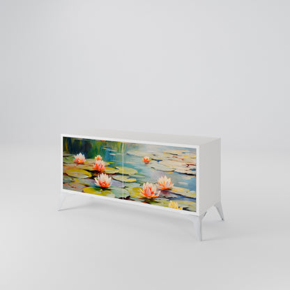BLOOMING WATERS Mobile TV Compatto a 2 Ante