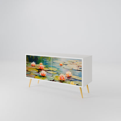 BLOOMING WATERS Mobile TV Compatto a 2 Ante