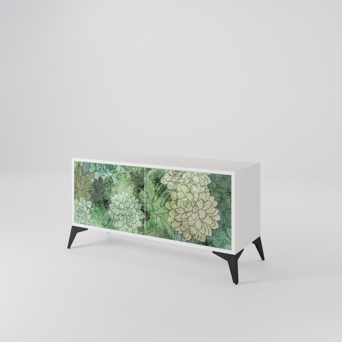 SUCCULENT CLUSTER Mobile TV Compatto a 2 Ante