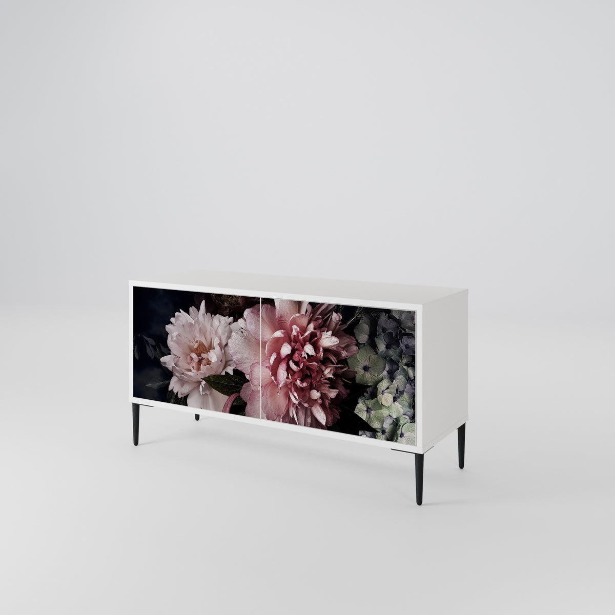 PURE BLOSSOM Kompaktní dvoudveřový TV stolek