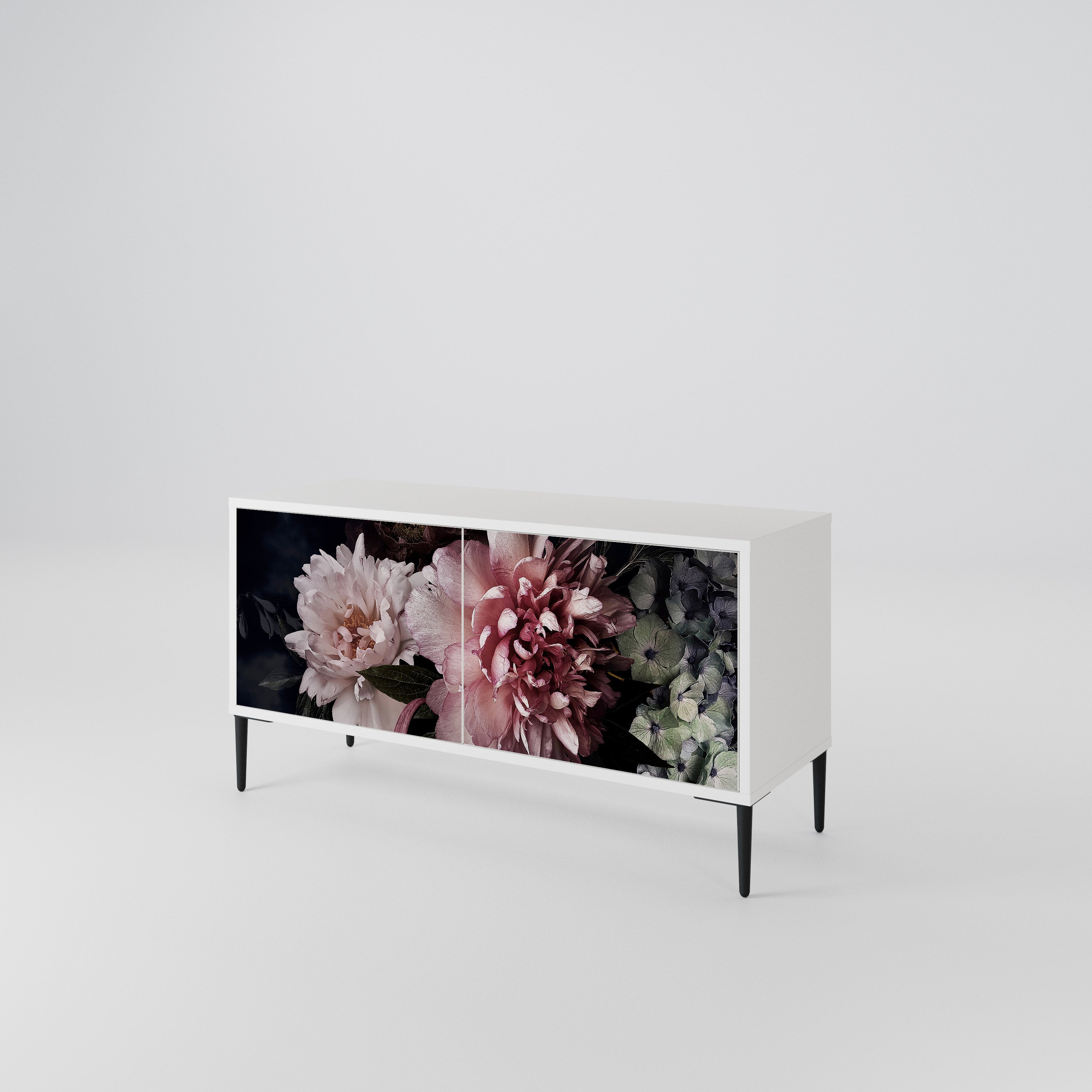 PURE BLOSSOM Kompaktní dvoudveřový TV stolek
