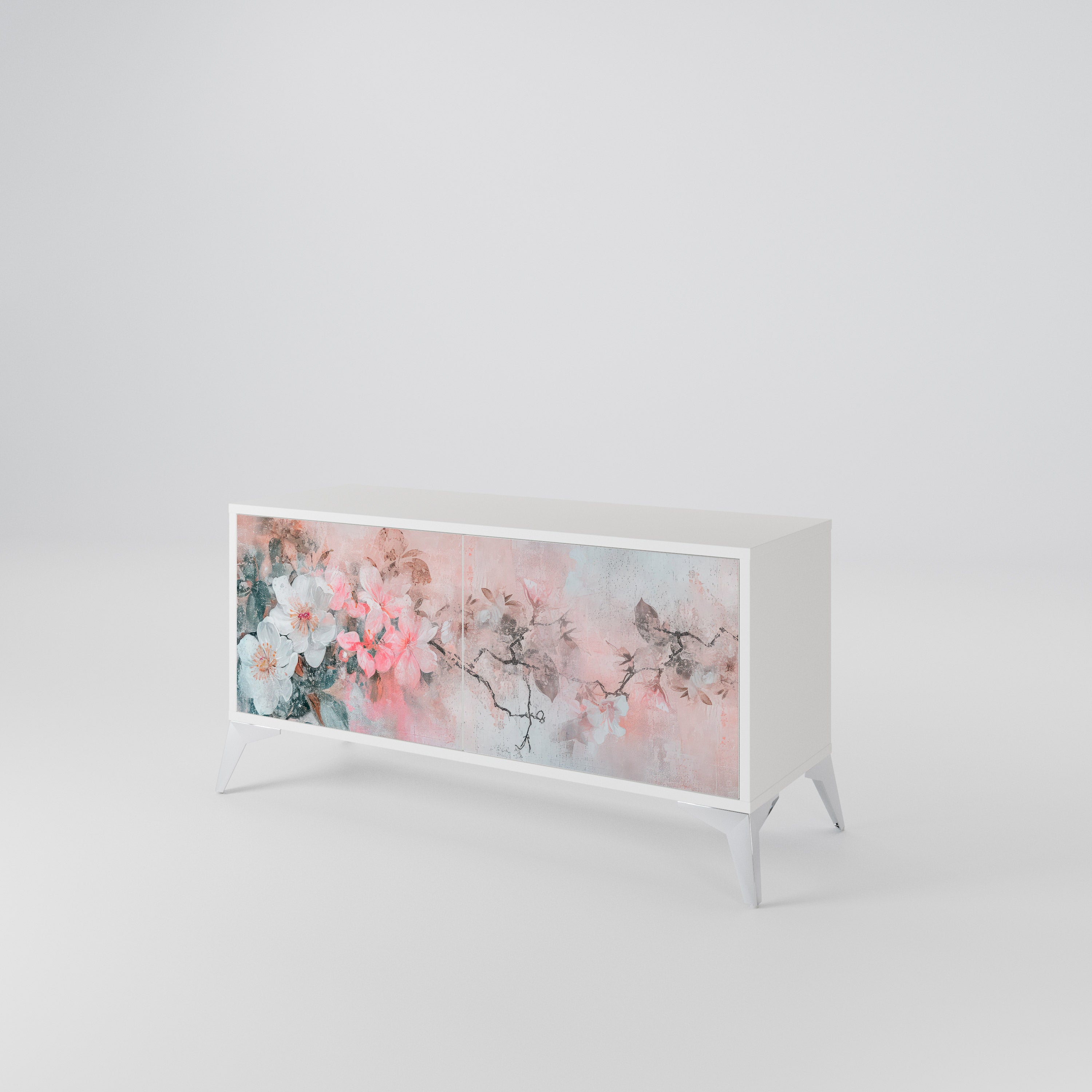 CHERRY BLOSSOM Kompaktes 2-türiges TV-Lowboard
