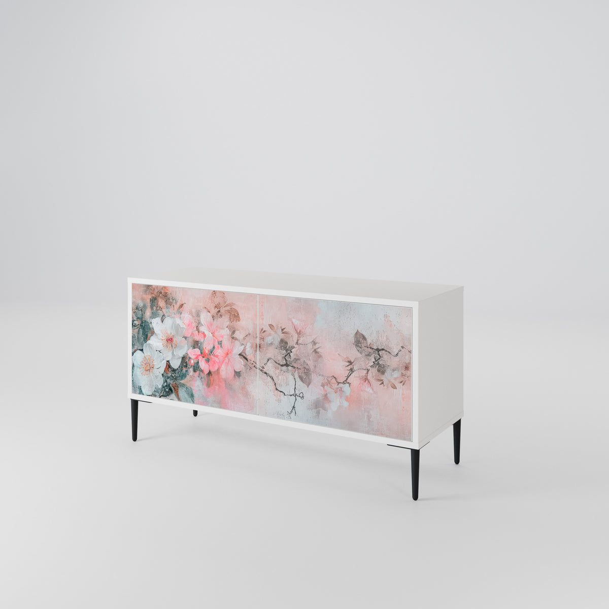 CHERRY BLOSSOM Compact 2-Door TV Cabinet