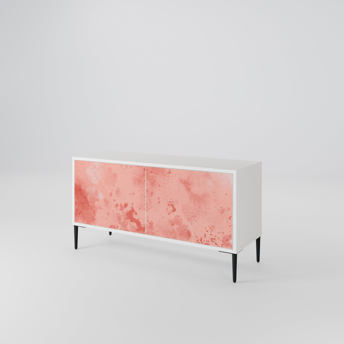 CRANE DANCE Mueble de TV Compacto de 2 puertas