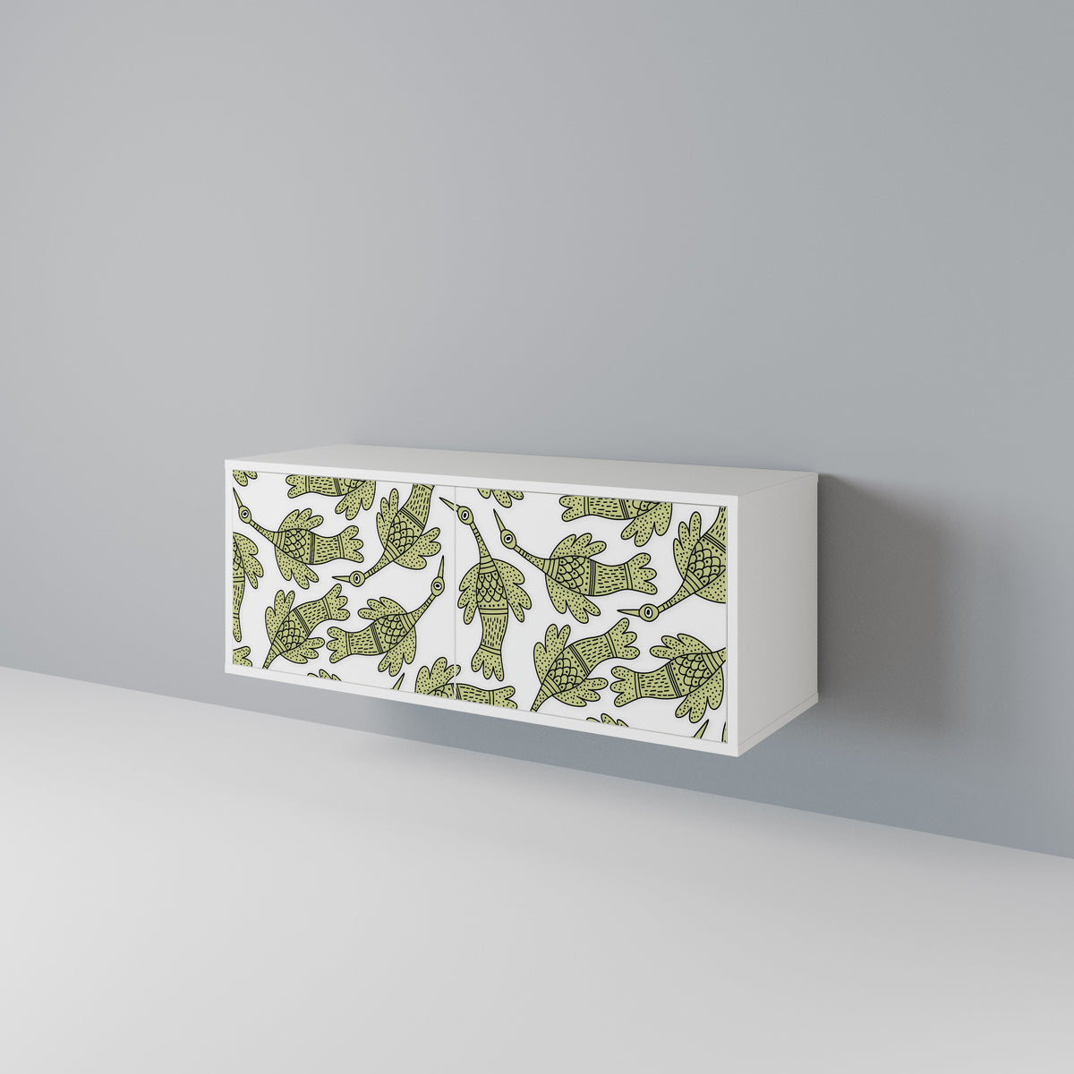 SEEDLING SONGBIRD Mueble de TV Compacto de 2 puertas