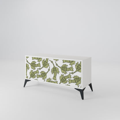 SEEDLING SONGBIRD Mueble de TV Compacto de 2 puertas