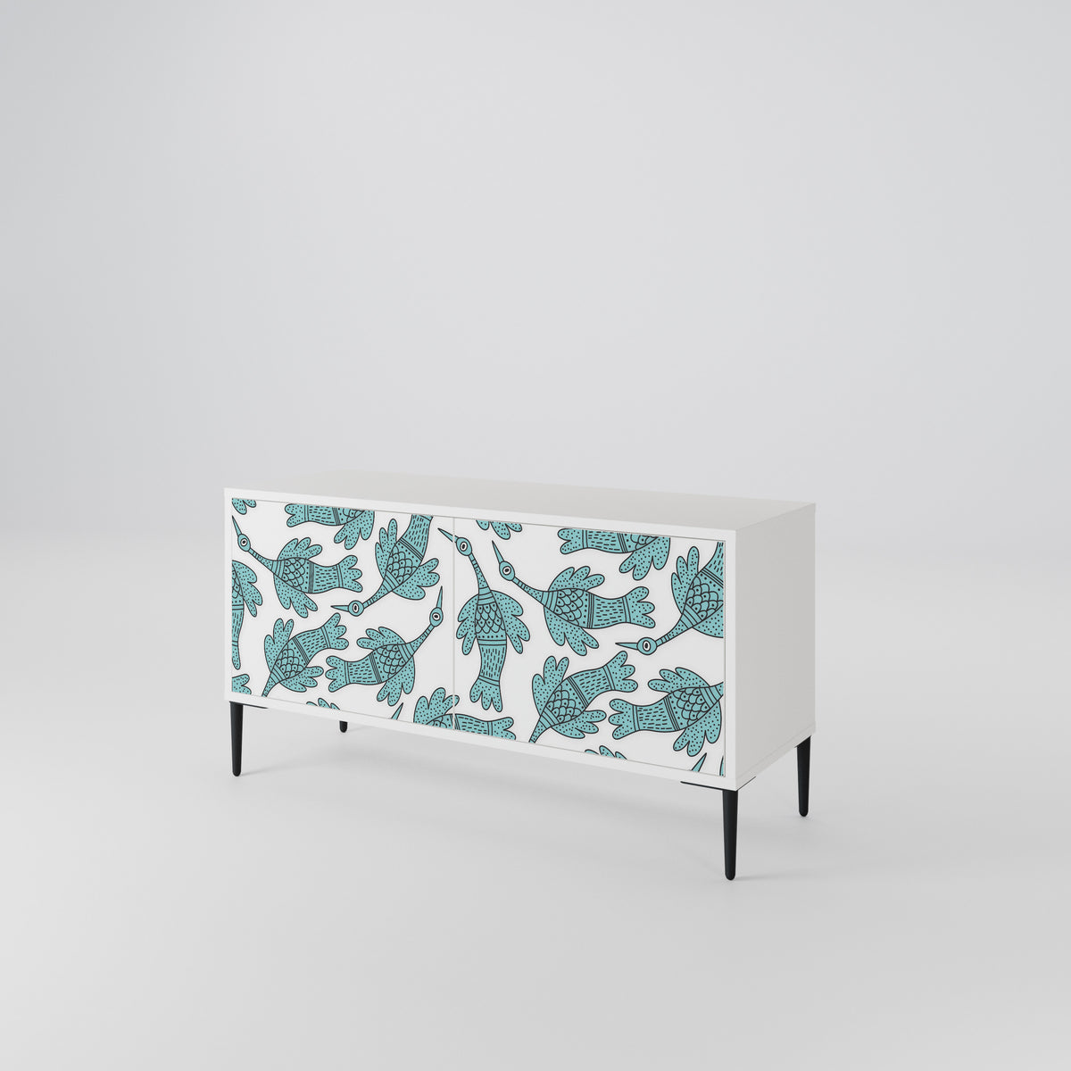 WATERSPOUT SONGIBIRD Mueble de TV Compacto de 2 puertas