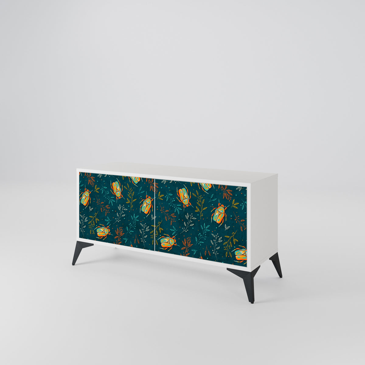 AUTUMN INSECTS Mueble de TV Compacto de 2 puertas