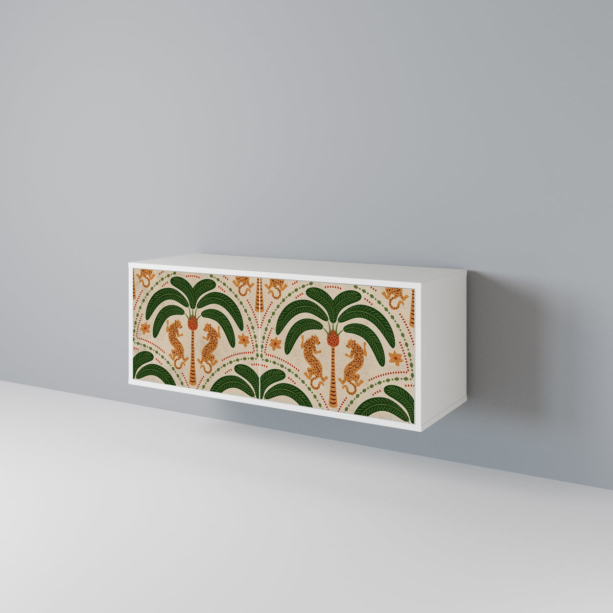 DANCING PREDATORS Mueble de TV Compacto de 2 puertas