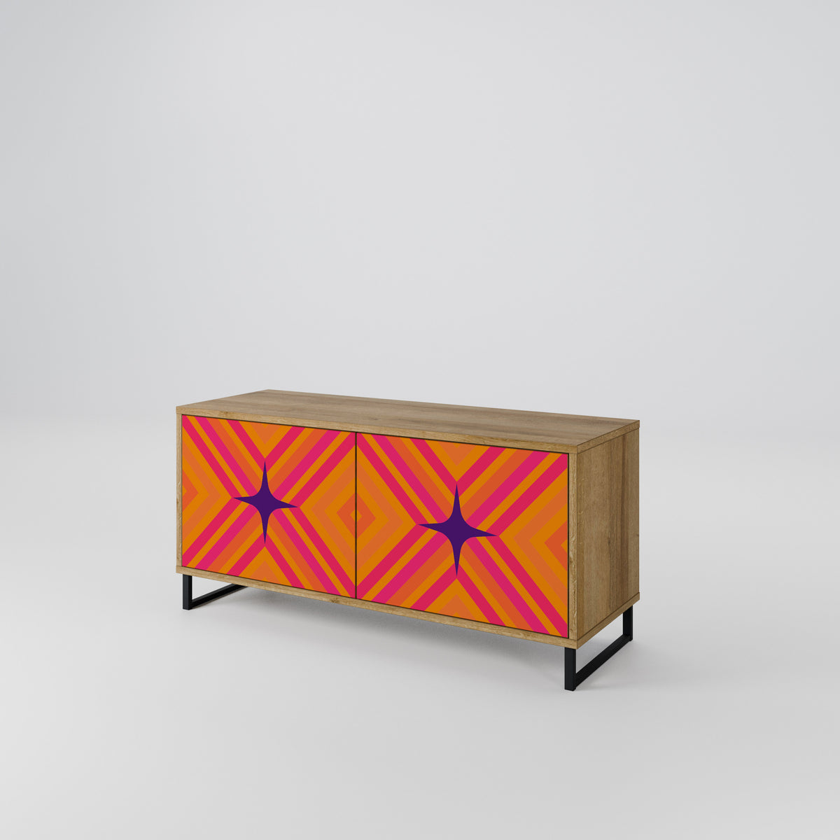GEOMETRIC BRILLIANCE Mobile TV Compatto a 2 Ante