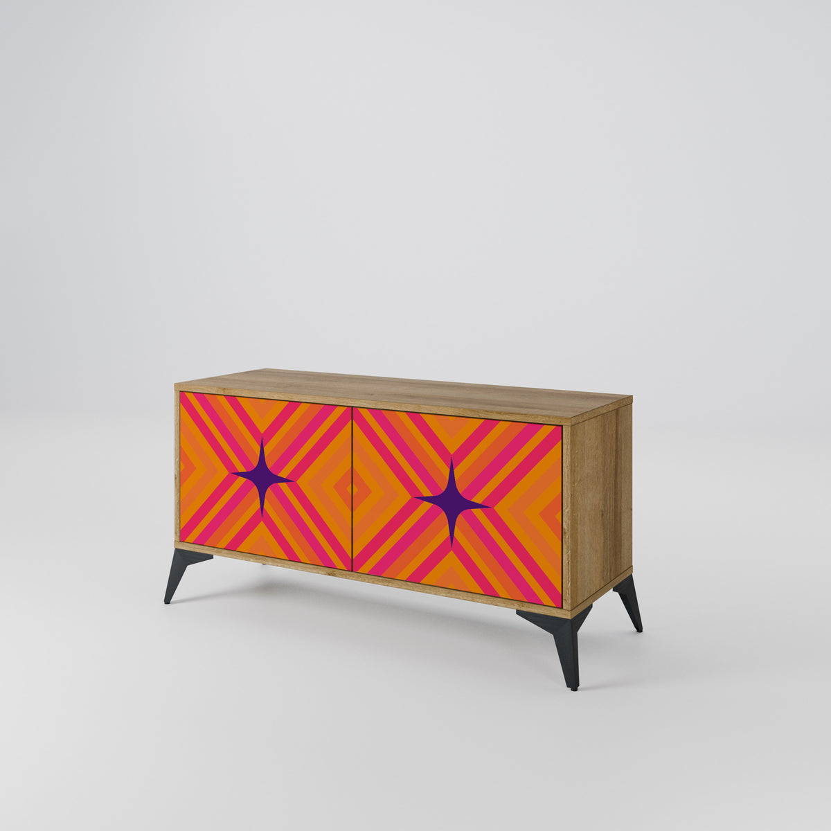 GEOMETRIC BRILLIANCE Mobile TV Compatto a 2 Ante