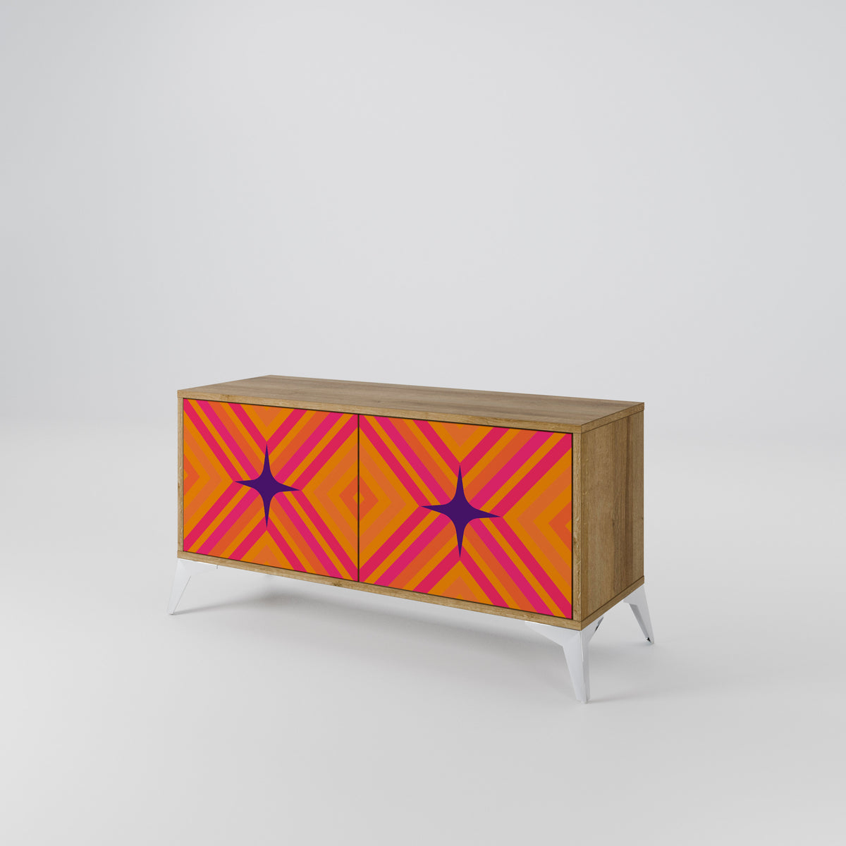 GEOMETRIC BRILLIANCE Mobile TV Compatto a 2 Ante