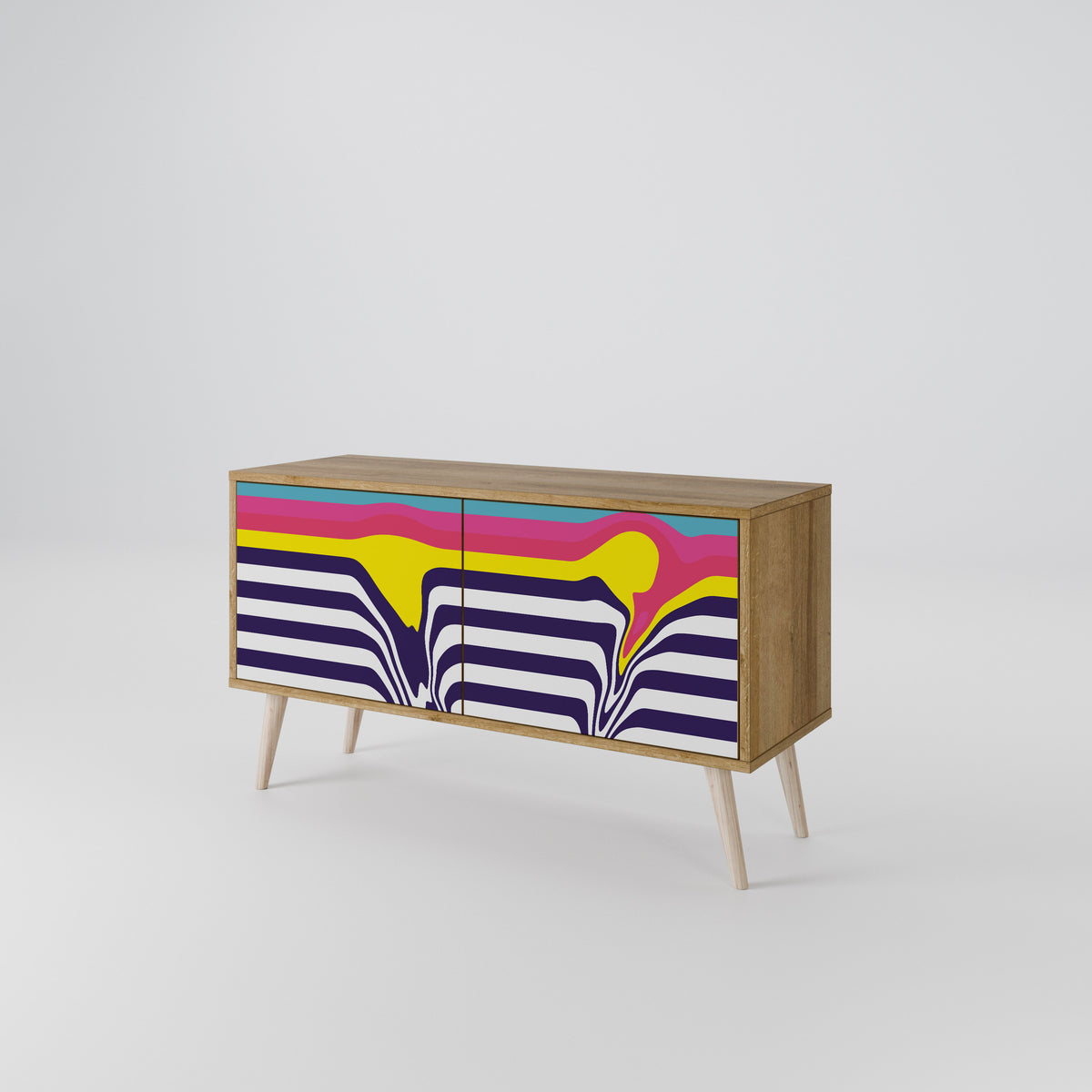 COLORFUL DIVERSION Mobile TV Compatto a 2 Ante