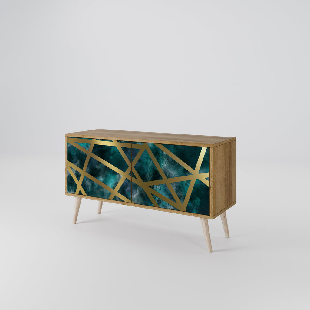 THE LABYRINTH OF GOLD Compact 2-Door TV Cabinet