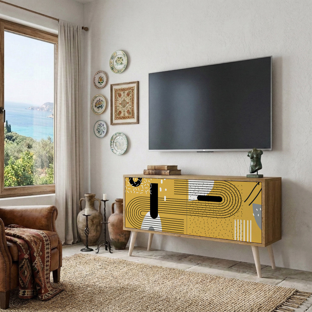 SHAPESHIFT SYMPHONY Mobile TV Compatto a 2 Ante
