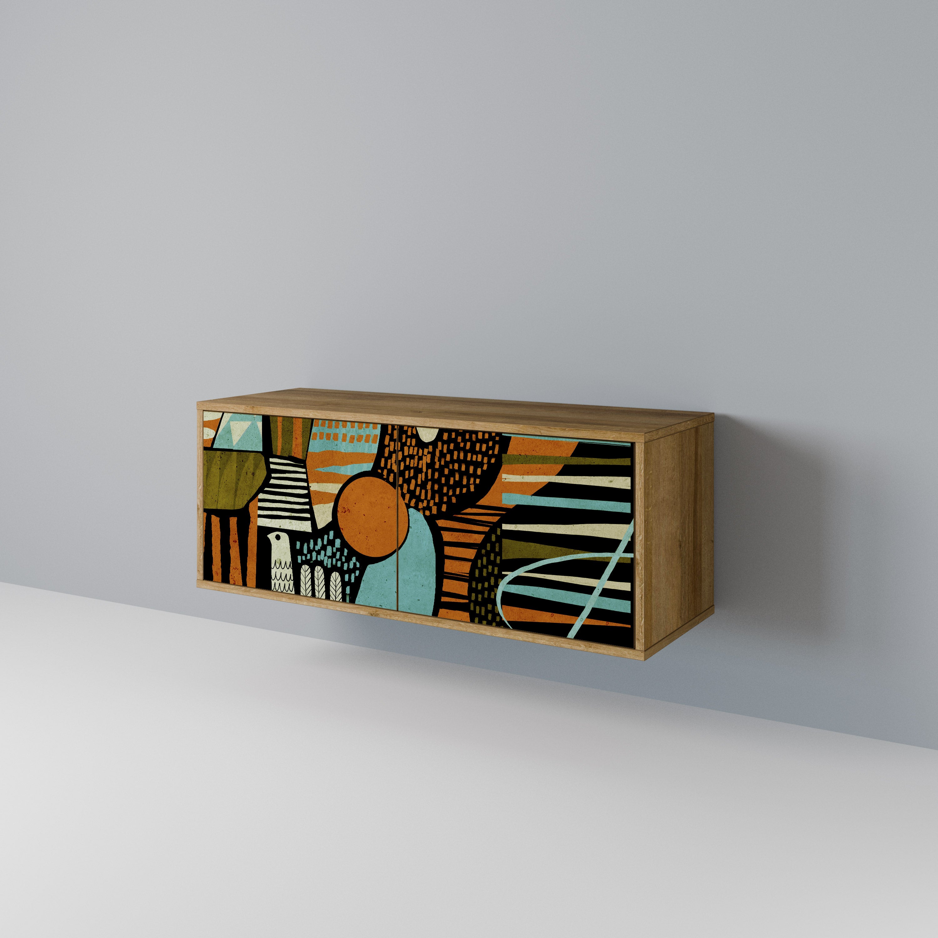 GEODE GLIMMER Compact 2-Door TV Cabinet