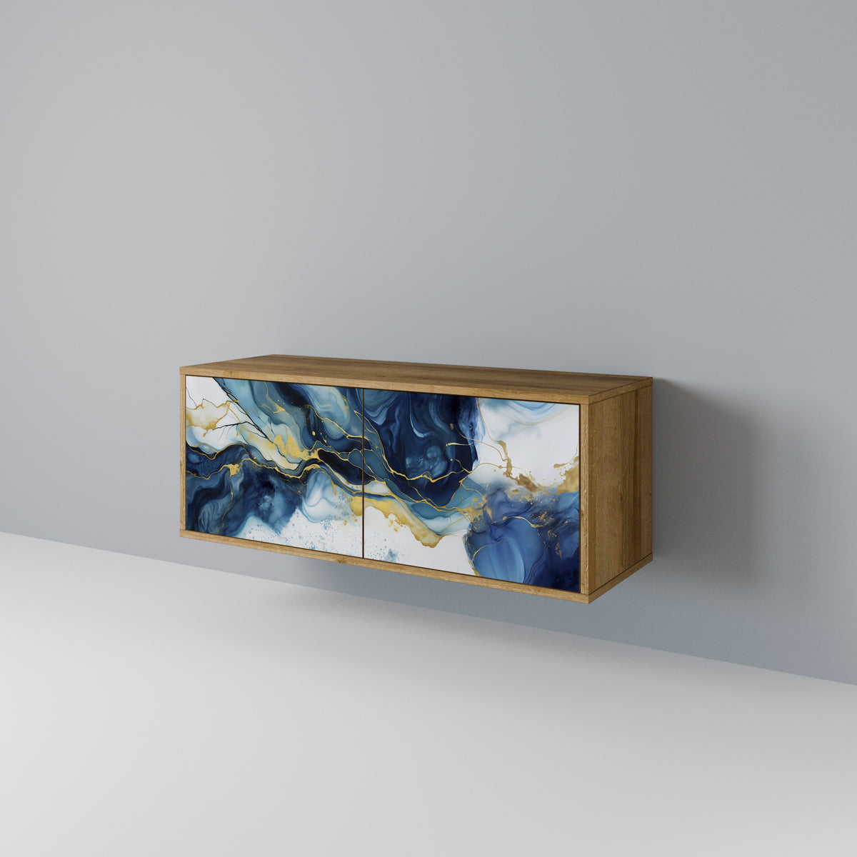 INKY MARBLE Mobile TV Compatto a 2 Ante