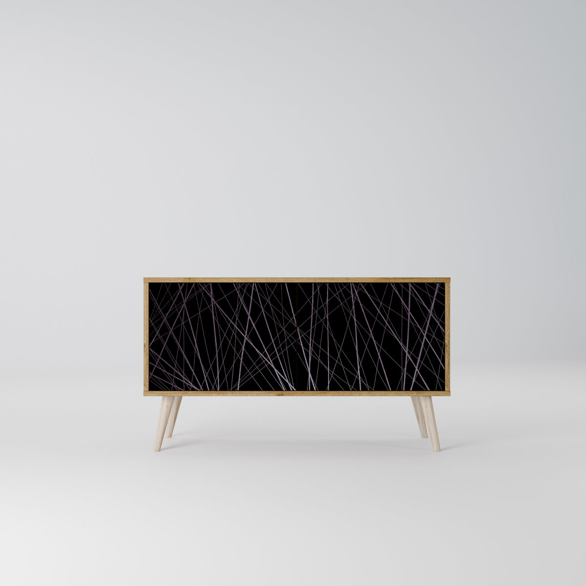 SHIMMER SPIDERGRAM Kompakt TV-bänk med 2 dörrar