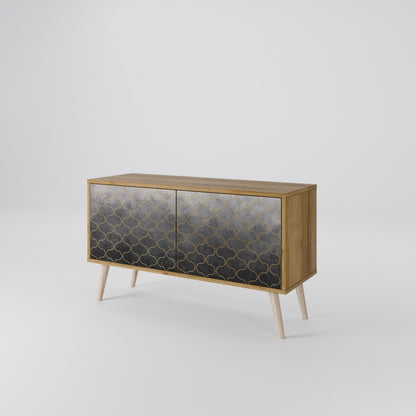 TESSELATED GRAYISH Mobile TV Compatto a 2 Ante