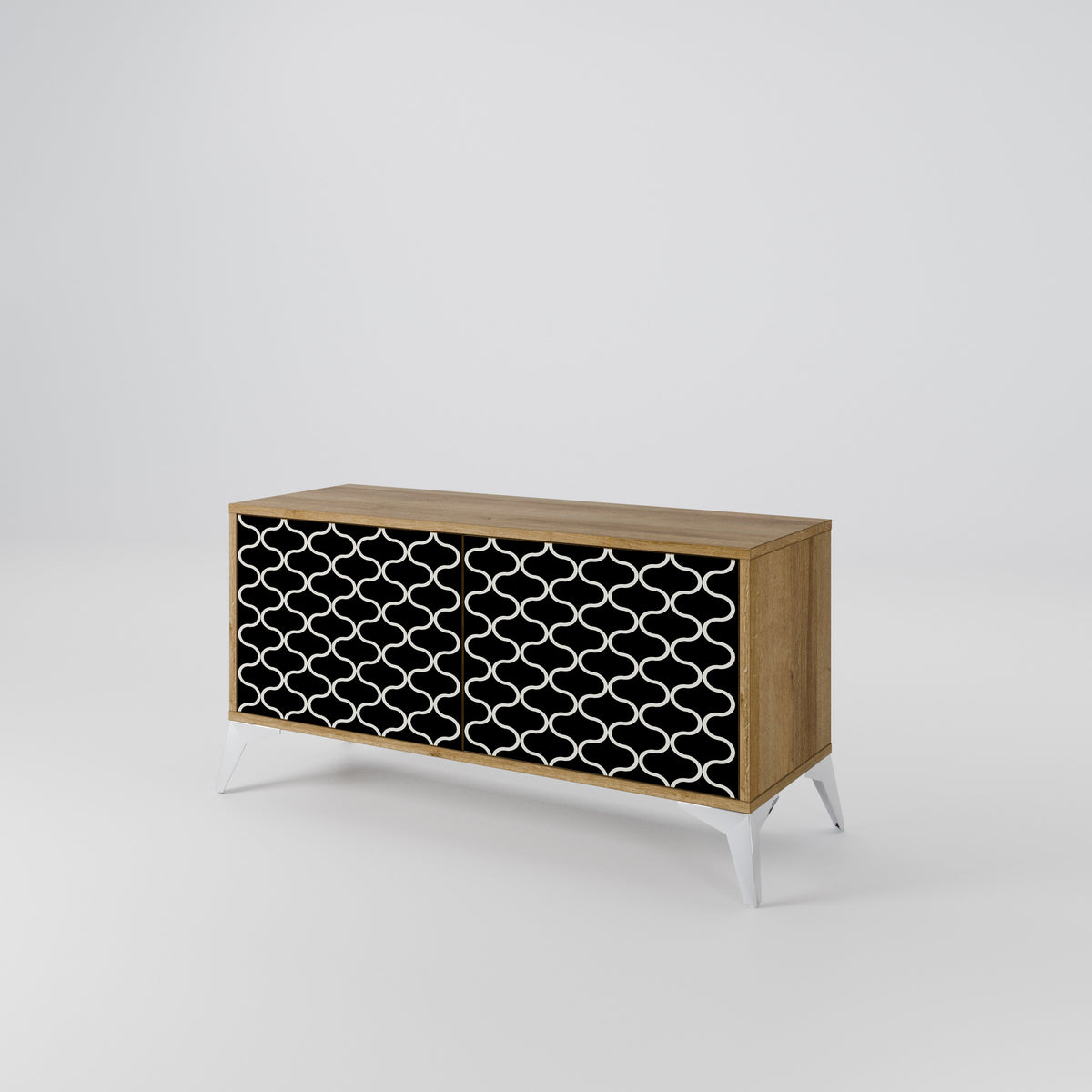 TESSELATED BLACKNESS Mobile TV Compatto a 2 Ante